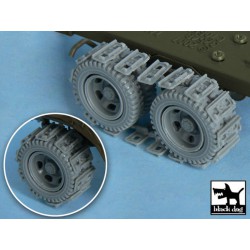 BLACK DOG T48049 1/48 US 1 1/2 ton Cargo Truck Traction devices for Tamiya 32548