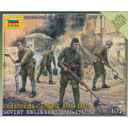 ZVEZDA 6108 1/72 Soviet Engineers 1941-42