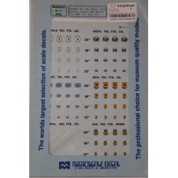 MICROSCALE 72-308 1/72 Badges of the 80th, 35th, 433rd, 435th & 497th FTS and the 8th TFW