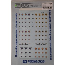 MICROSCALE 72-327 1/72 USAF Badges 3rd, 90th & 430th TRS 3rd and 4th TFW
