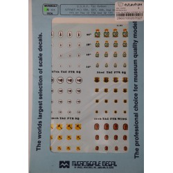 MICROSCALE 72-359 1/72 USAF TAC Badges  12th TFW (F-4C) 556, 557, 558 and 559 TFS's and 32nd TFS