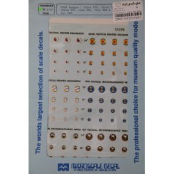 MICROSCALE 72-0376 USAF Badges 1/72