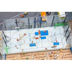 FALLER 180354 HO 1/87 Aménagement de salle de sports - Sports hall equipment