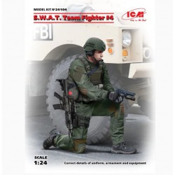 ICM 24104 1/24 S.W.A.T. Team Fighter 4