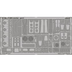 EDUARD 32286 Photo Etched 1/32 P-40M exterior For Hasegawa