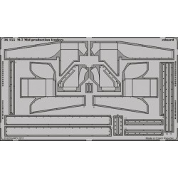 EDUARD 36155 Photo Etched 1/35 M-7 Mid production fenders For Dragon