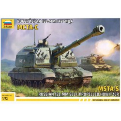 ZVEZDA 5045 1/72 Russian 152 mm Self-Propelled Howitzer MSTA-S