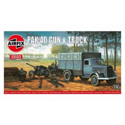AIRFIX A02315V 1/76 PAK 40 Gun & Truck Vintage Classics