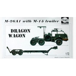 PLANET MODELS MV039 1/72 M-26A1 Dragon Wagon with M-15 trailer