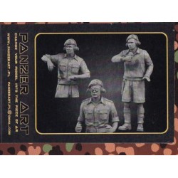 PANZER ART FI35-057 1/35 British RAC North Africa early tank crew (3 figures)
