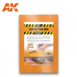 AK INTERACTIVE AK8093 CARVING FOAM 8 MM A5 SIZE (228 X 152 MM)