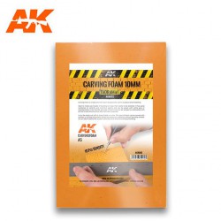 AK INTERACTIVE AK8092 CARVING FOAM 10MM A5 SIZE (228 X 152 MM)