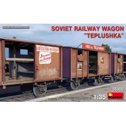 MINIART 35300 1/35 Soviet railway wagon "TEPLUSHKA"