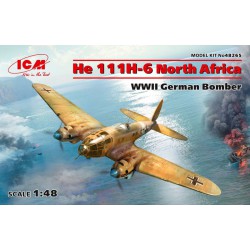 ICM 48265 1/48 He 111H-6 North Africa,WWII German Bombe Limited