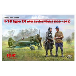 ICM 32007 1/32 I-16 type 24 with Soviet Pilots(1939-42) Limited