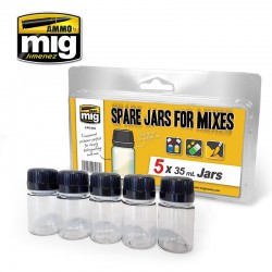 AMMO BY MIG A.MIG-8033 SPARE JARS FOR MIXES (5 x 35 ml jars)