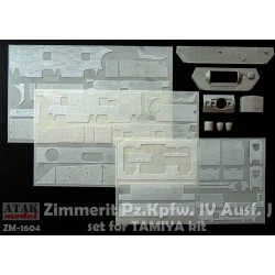 ATAK MODEL ZM-1604 1/16 ZIMMERIT Pz.Kpfw. IV J set fot TAMIYA kit