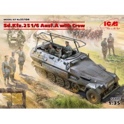 ICM 35104 1/35 Sd.Kfz.251/6 Ausf.A with Crew, Limited