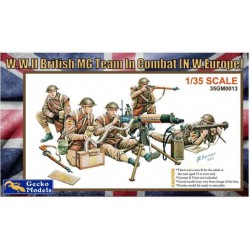 GECKO MODELS 35GM0013 1/35 W.W. II British MG Team in Combat (N.W. Europe)