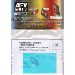 AFV CLUB AC35014 1/35  Sticker for simulating Anti reflection coating lens