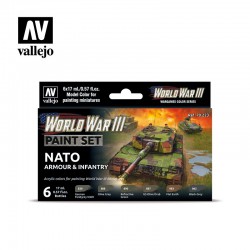 VALLEJO 70.223 WWIII NATO Armour & Infantry 6x17ml