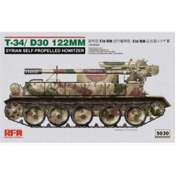 RYE FIELD MODEL RM-5030 1/35 T-34/D-30 122mm Syrian Self-Propelled Howitzer