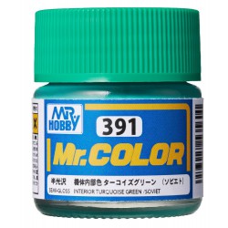 MR. HOBBY C391 Mr. Color (10 ml) Interior Turquoise Green (Soviet)