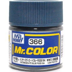 MR. HOBBY C366 Mr. Color (10 ml) Intermediate Blue FS35164