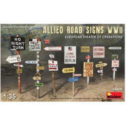 MINIART 35608 1/35 Allied Road Signs WWII. European Theatre of Operations