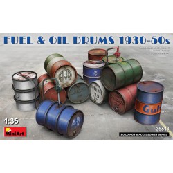 MINIART 35613 1/35 Fuel & Oil Drums 1930-50s