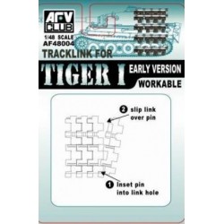 AFV CLUB AF48004 1/48 Tiger I - Early Version / Einzelgliederkette