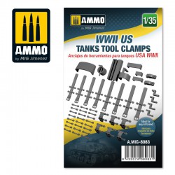 AMMO BY MIG A.MIG-8083 1/35 WWII US tanks tool clamps