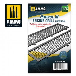 AMMO BY MIG A.MIG-8088 1/35 Panzer III engine grilles universal