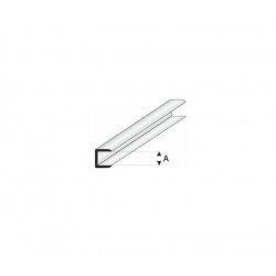 MAQUETT RABOESCH 446-52/3 Profilé Styrène 33cm Edge strip 1.5mm