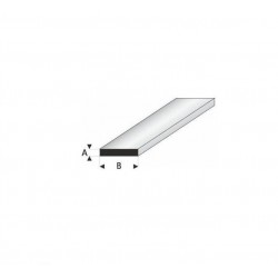 MAQUETT RABOESCH 409-58/3 Styrene profile 33cm Strip 1 x 5 mm