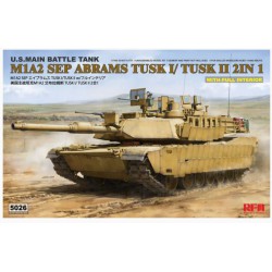 RYE FIELD MODEL RM-5026 1/35 M1a2 Tusk I/ Tusk Ii With Full Interior