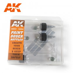 AK INTERACTIVE AK9047 PAINT DOSER BOTTLES 4X60ml