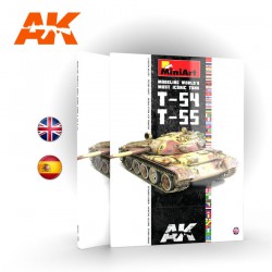 AK INTERACTIVE AK914 T-54/T-55 Modeling World's Most Iconic Tank (Anglais)