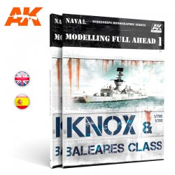 AK INTERACTIVE AK098 Modelling Full Ahead 1 - Knox & Baleares Class (Anglais)