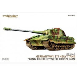 MODELCOLLECT UA35013 1/35 German WWII E-75 heavy tank King tiger IIIwith 105mm gun