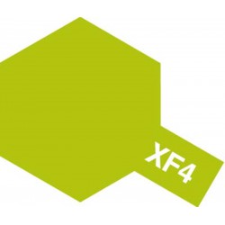 TAMIYA 81704 Peinture Acrylique XF-4 Vert Jaune Mat / Yellow Green 10ml