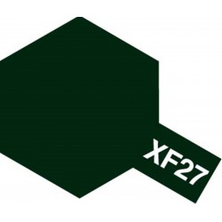 TAMIYA 81727 Peinture Acrylique XF-27 Vert Noir Mat / Black Green 10ml