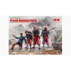 ICM 35709 1/35 French Zouaves (1914) (4 figures)