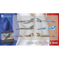 SPECIAL HOBBY SH72414 1/72 Mirage F.1 Duo Pack & Book