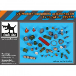 BLACK DOG T35222 1/35 US Modern equipment accessories set