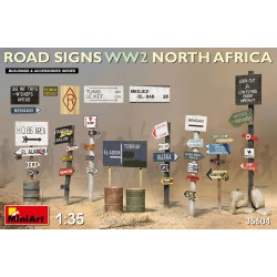 MINIART 35604 1/35 Road Signs WW2 (N.Africa)