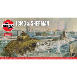 AIRFIX A03301V 1/76 LCM3 & Sherman