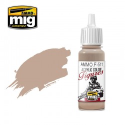 AMMO BY MIG AMMO.F-511 FIGURES PAINTS Light Sand FS-33727 17 ml.