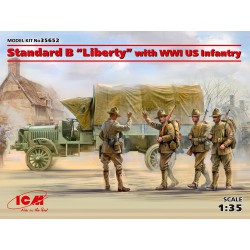 ICM 35652 1/35 Standard B"Liberty" with WWI US Infantry Limited