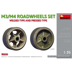 MINIART 35220 1/35 M3/M4 ROADWHEELS SET. WELDED TYPE AND PRESSED TYPE